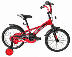 Велосипед TechTeam Quattro 20" красный (сталь)