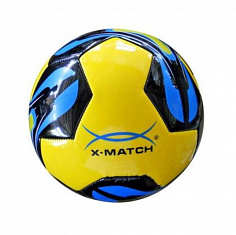 56414 Мяч футбольный X-Match, 2 слоя TPU, машин.обр.