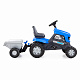 миниатюра ПОЛЕ84620 Каталка-трактор с педалями "Turbo" (синяя)