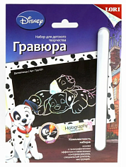 LORI Грд-031 Гравюра Disney малая с эффектом голографик "Далматинцы"