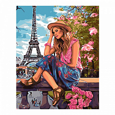 LORI Рх-164 Картина по номерам холст на подрамнике 40*50см "Ароматы Франции"