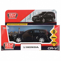 CR-V-BK Машина металл "HONDA CR-V" 12см, открыв. двери, инерц, черный в кор. Технопарк
