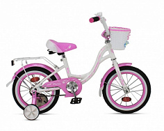 FLORINA-N14-1 Велосипед FLORINA-N14-1 (бело-розовый)