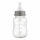 миниатюра LUBBY16032 Бутылочка для кормления с соской молочной"малыши и малышки",0 мес.120 мл.,стекло