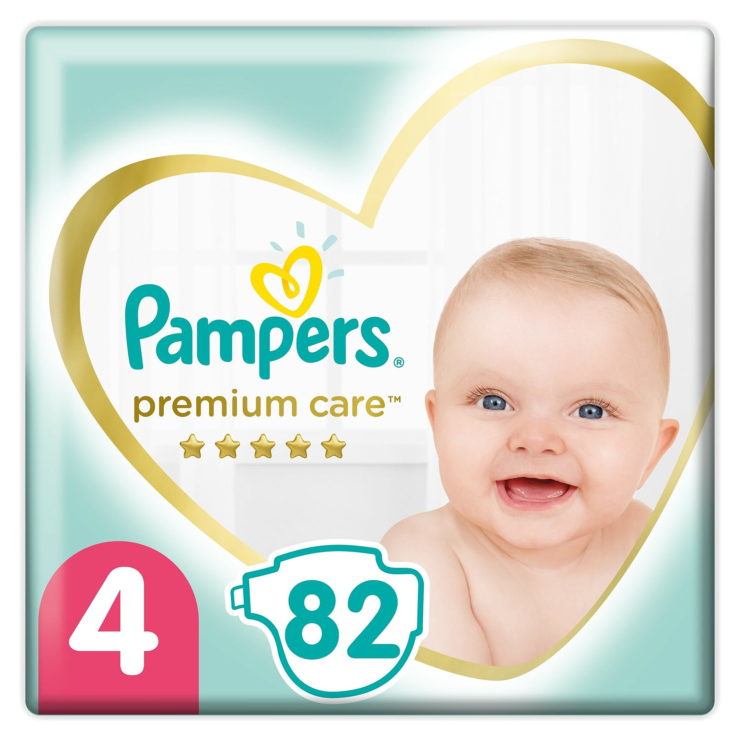 Купить PAMPERS Подгузники Premium Care Maxi 4 (9-14 кг) Мега Упаковка 82, 1  шт. в коробке - цена от 1 145 ₽ в Симферополе