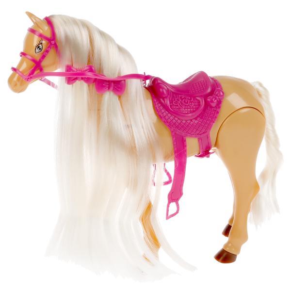 Фото 1361089-S-HU Аксессуары для кукол 29см, лошадь, ходит, качает головой, озвуч, акс,кор София и Алекс