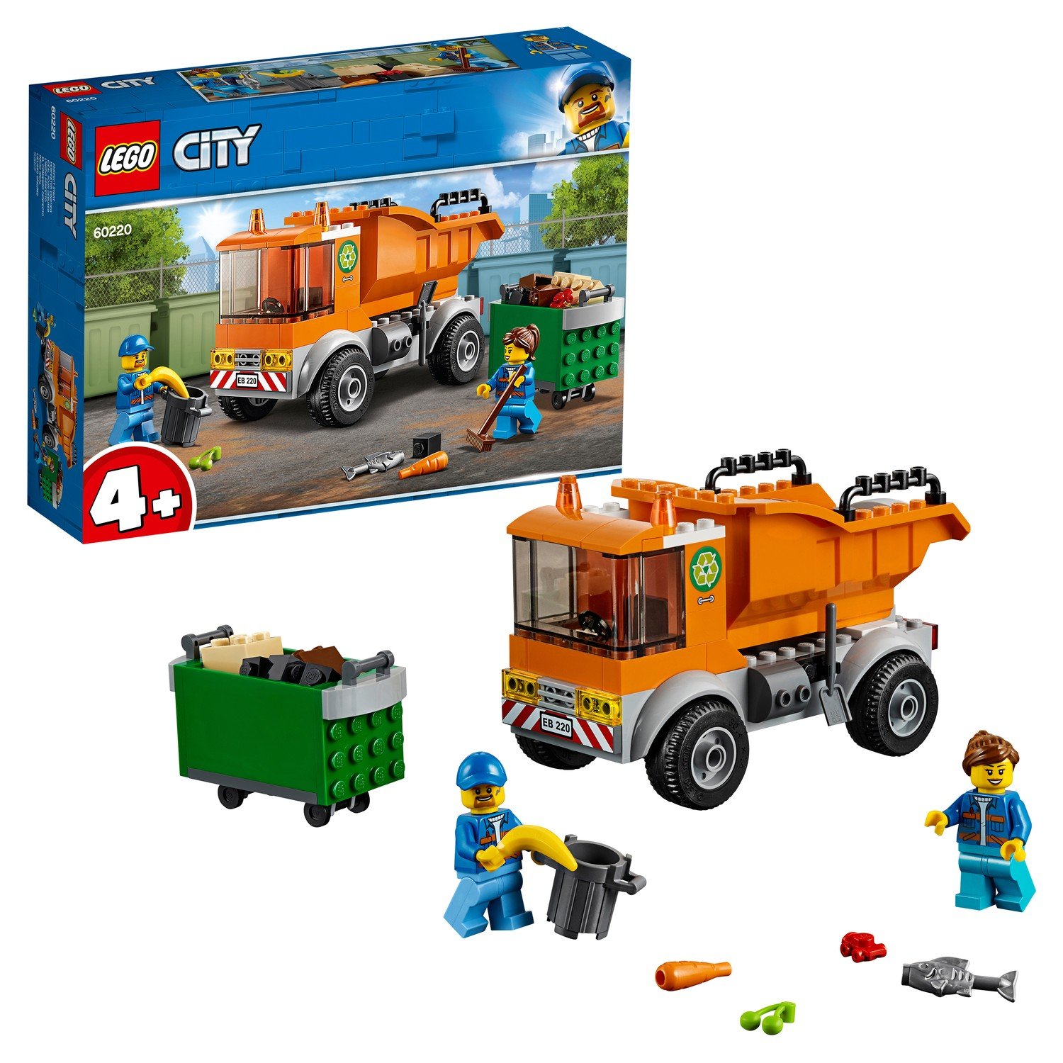 Купить 60220 Констр-р LEGO City Great Vehicles Мусоровоз - цена от 1 468 ₽  в Саки