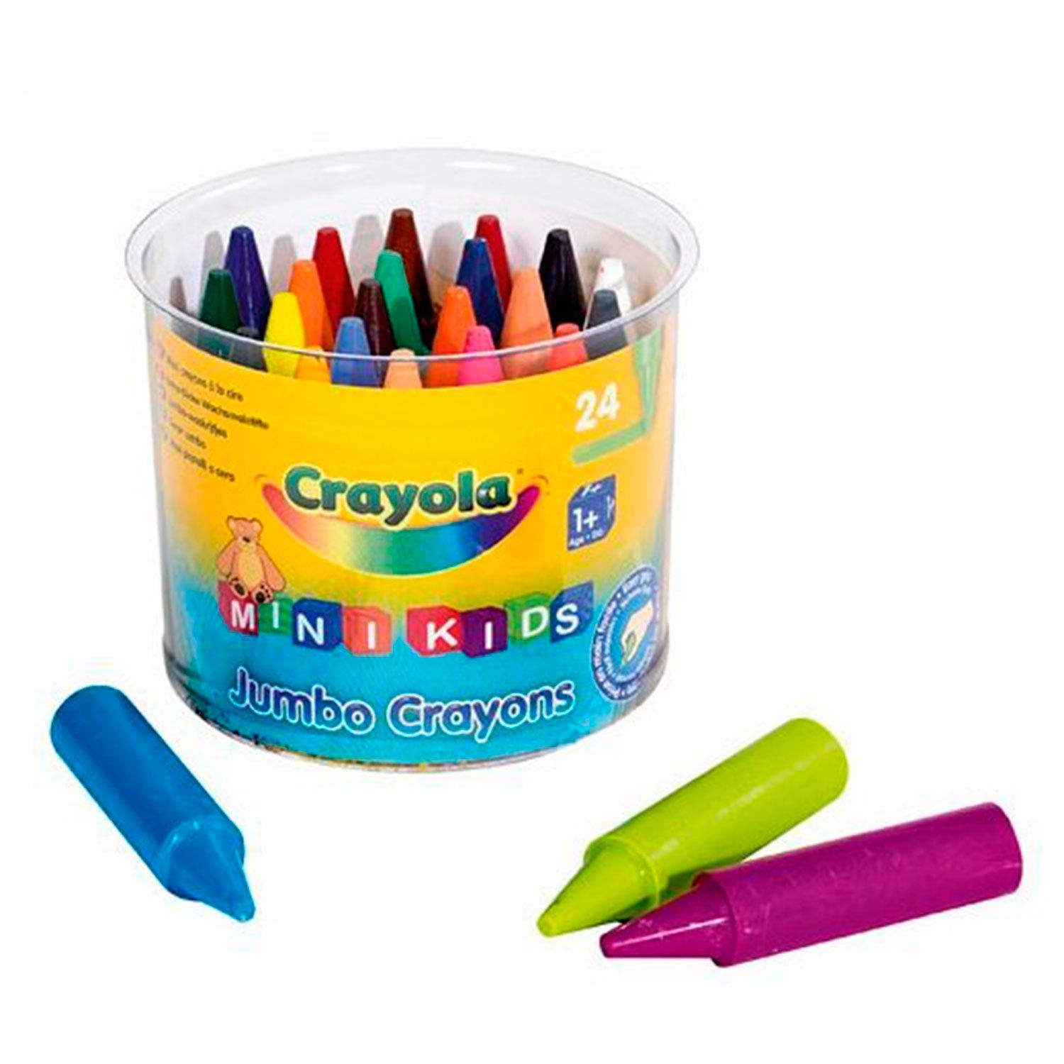 Купить Crayola 0784 Восковые мелки в баночке 24 шт. Мел - цена от 338 ₽ руб  в Бахчисарае