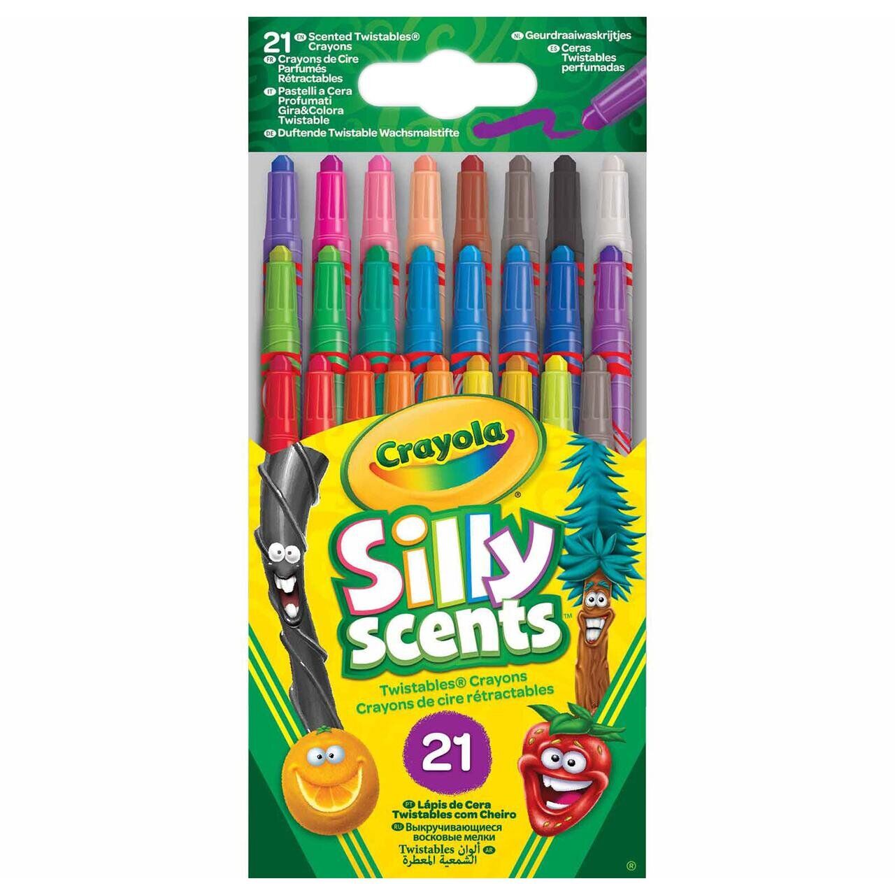 Купить Crayola 52-9621 Выкручивающиеся мини-восковые мелки ароматиз. 21шт.  Мел - цена от 646 ₽ руб в Симферополе