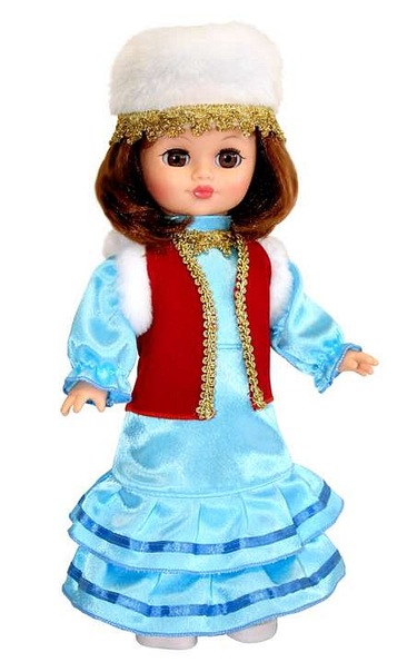 Башкирский национальный мужской костюм кукла - 30 см