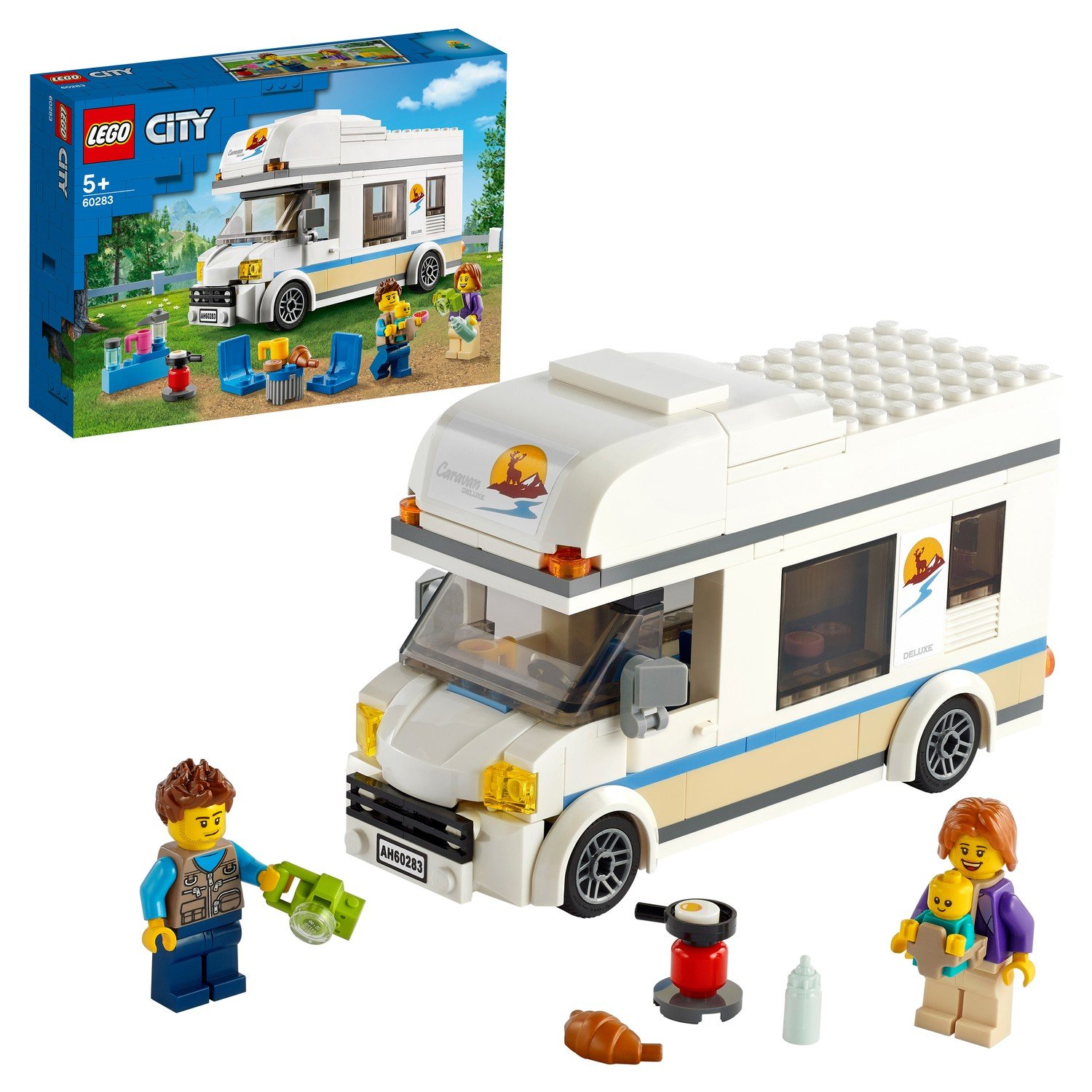 Купить 60283-L Конструктор LEGO CITY Great Vehicles Отпуск в доме на колесах  - цена от 1 706 ₽ в Саки