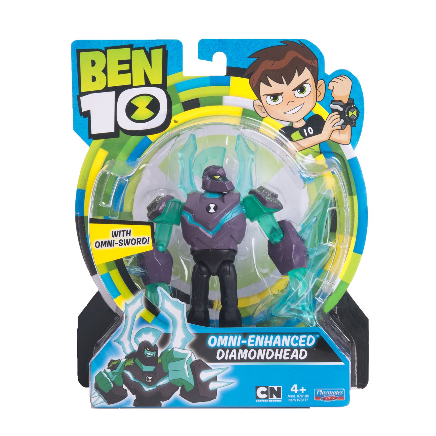 Ben 10 76117 Фигурка 12.5 см, Алмаз (омни-усиленный)