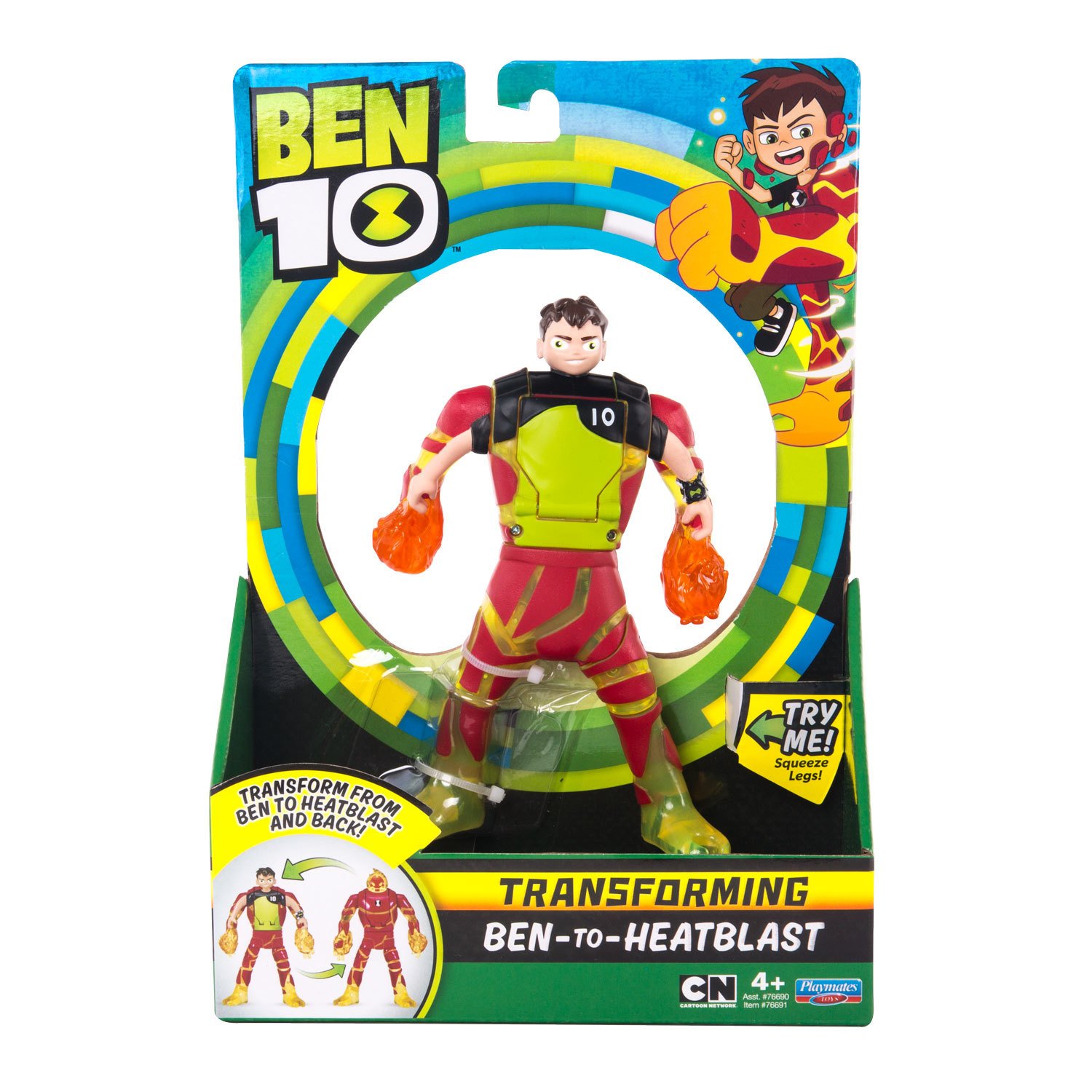 Купить Ben 10 76691 Фигурка-трансформер Бен-Человек-огонь 12,5см - цена от  1 499 ₽ в Алуште