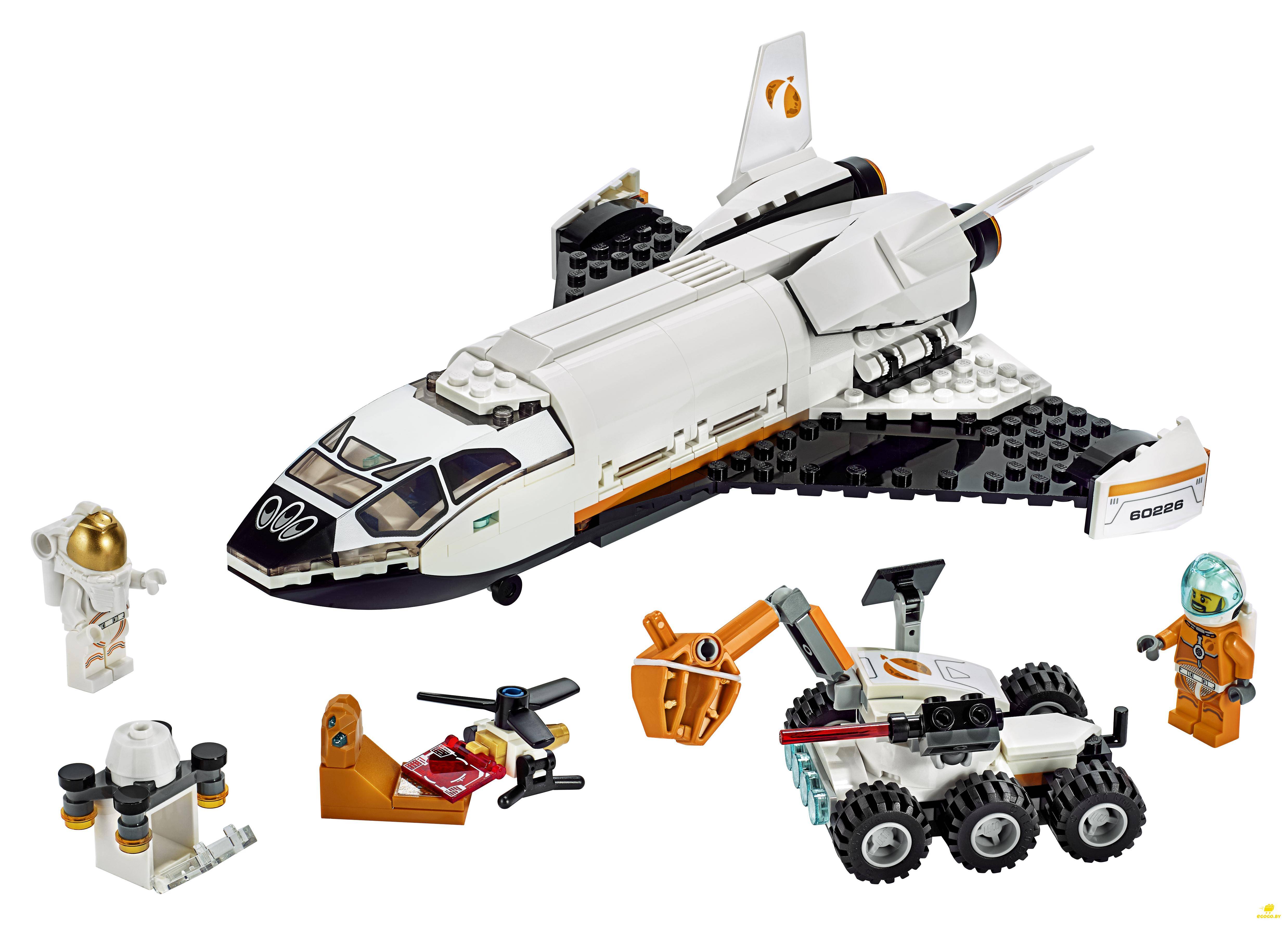 Купить Lego 60226 Игрушка Город Шаттл для исследований Марса - цена от 1  825 ₽ в Саки