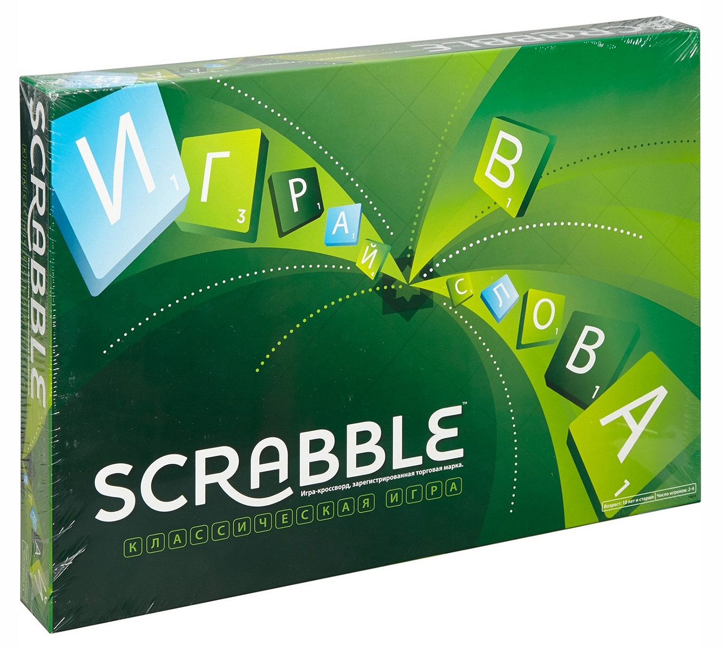 Купить Игра 9618Y Скрэббл Классический Scrabble Развлекательные игры - цена  от 1 802 ₽ в Евпатории