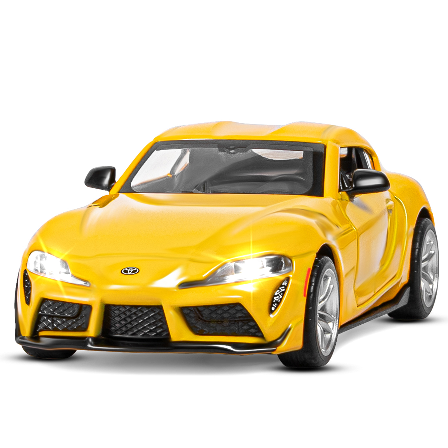 Купить 1251475JB Машинка металл. 1:31 Toyota Supra [US], желтый, откр.  двери и капот, свет, звук, инерция в - цены в Симферополе