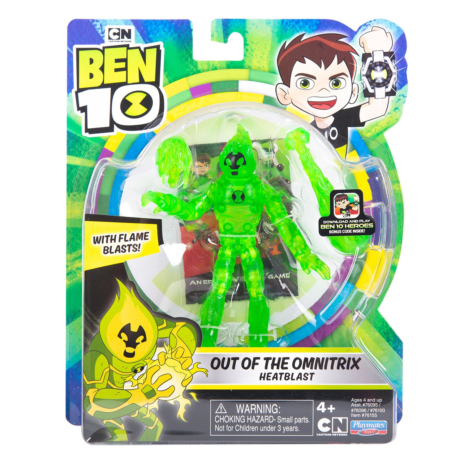 Купить Ben 10 76155 Фигурка Человек-огонь из Омнитрикса 12,5см - цена от  994 ₽ в Ялте