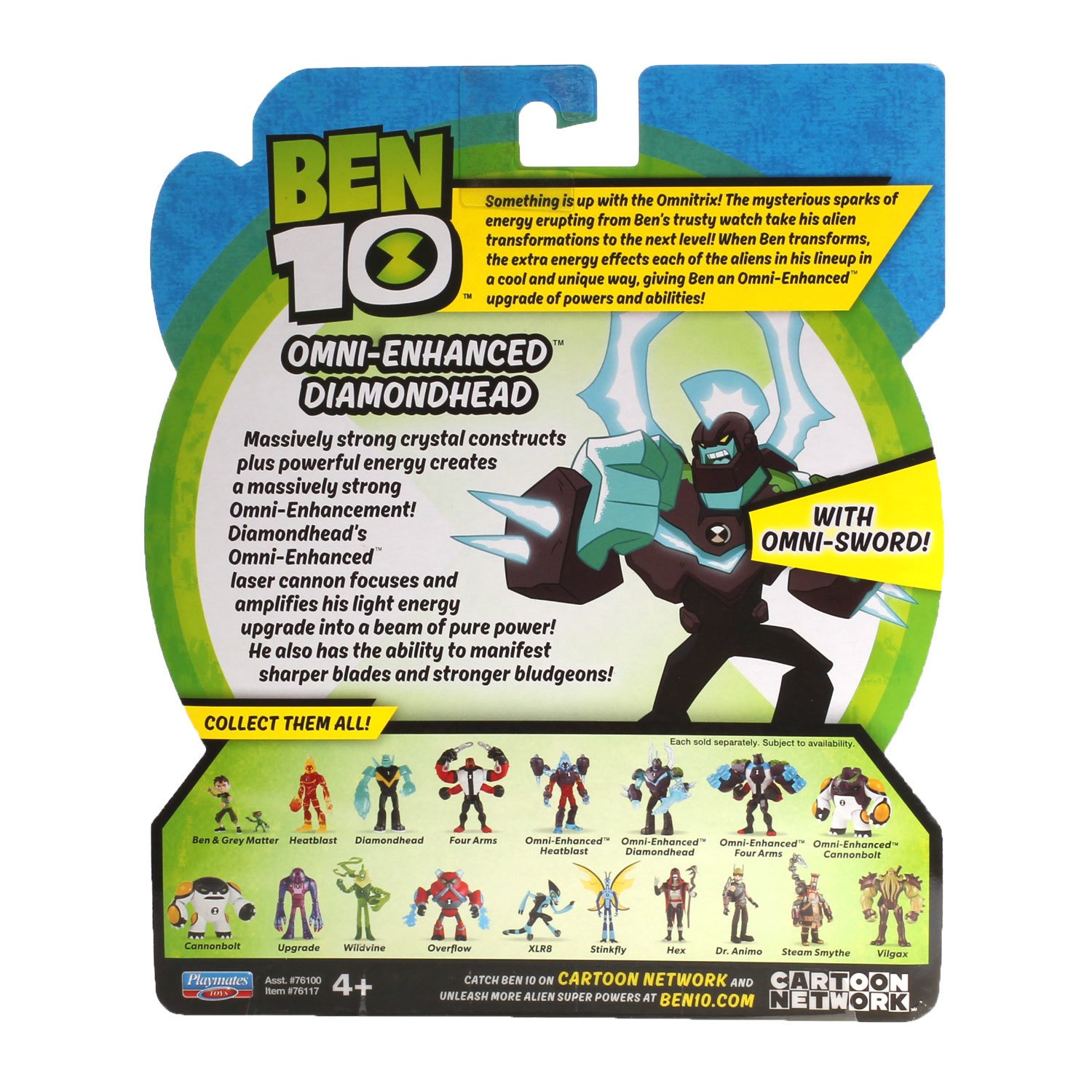 Купить Ben 10 76117 Фигурка 12.5 см, Алмаз (омни-усиленный) - цена от 1 044  ₽ в Симферополе