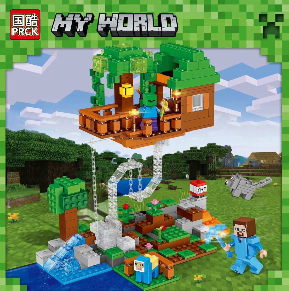 Купить 63130 Конструктор PRCK My World: Битва с зомби, 377 дет. (63130) -  цена от 1 058 ₽ в Саки