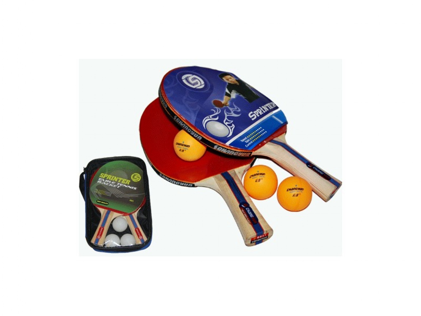 Комплект ракеток для настольного тенниса. Набор для настольного тенниса (2 ракетки 3 шарика) sh-008a. Набор для настольного тенниса (2 ракетки, 4 шарика): 1070. Набор для пинг понга Sprinter. Ракетки Спринтер для настольного тенниса.