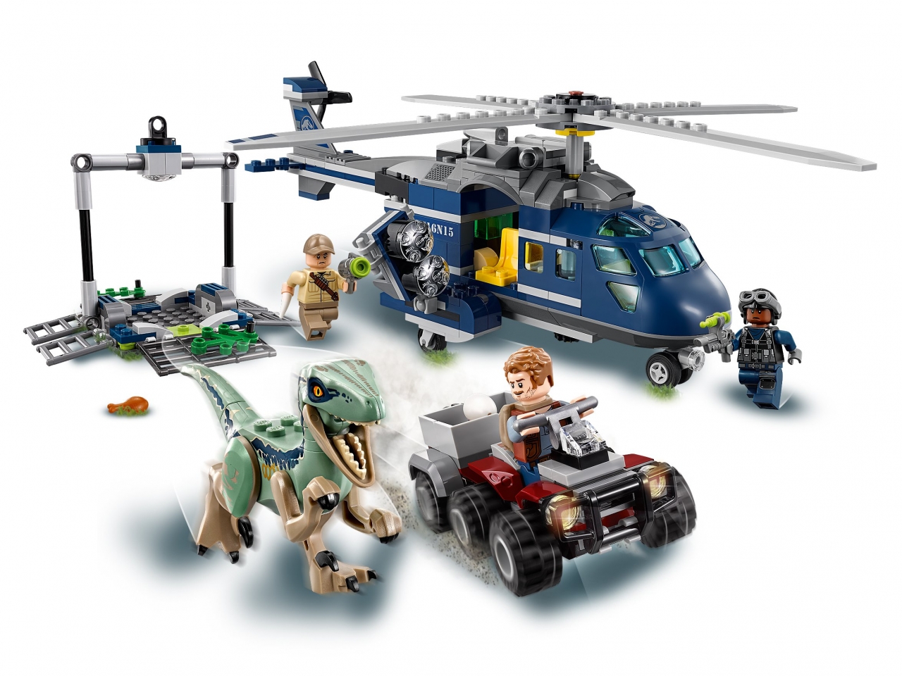 Купить Lego 75928 К-р Jurassic World Погоня за Блю на вертолете - цена от 3  299 ₽ в Керчи