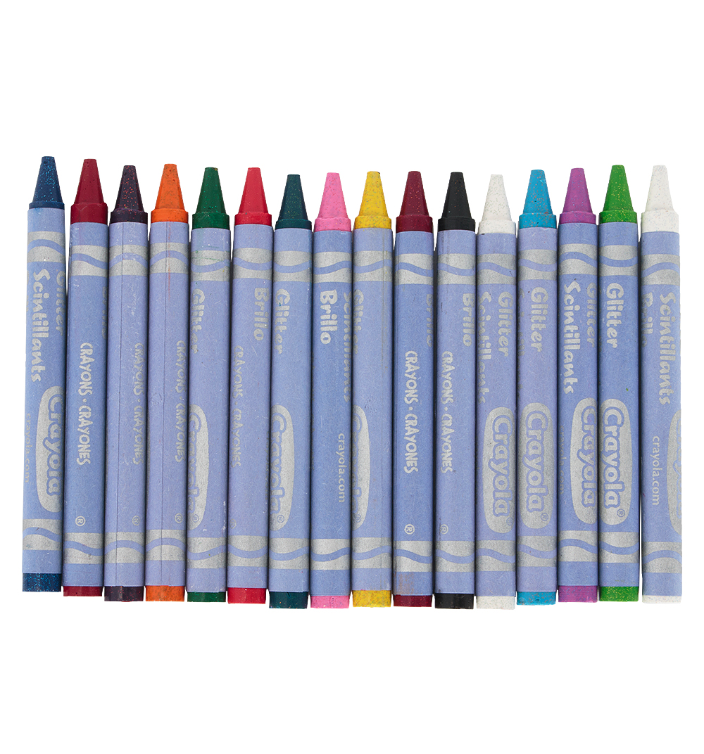 Купить Crayola 52-3716 Восковые мелки с блестками 16шт. Мел - цена от 219 ₽  руб в Саки