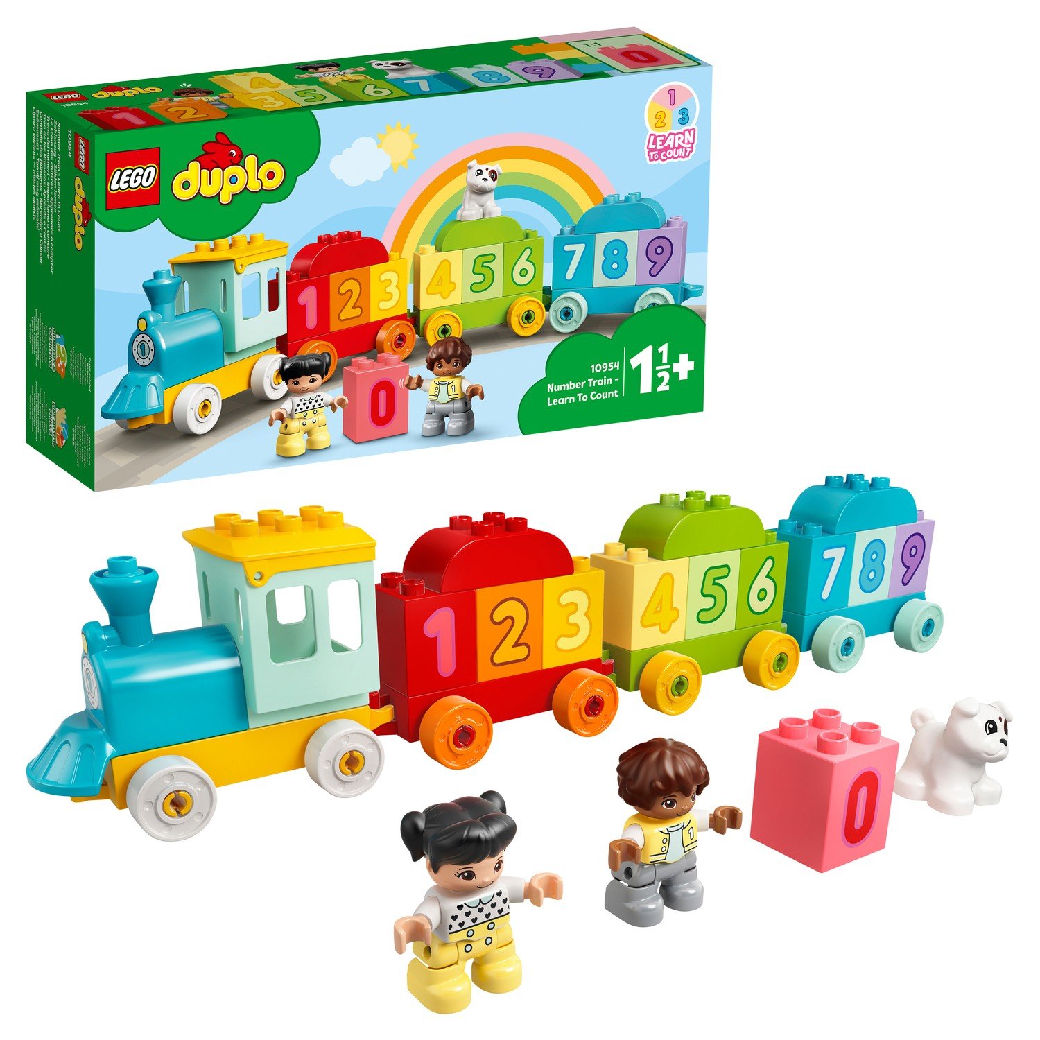 Купить 10954-L Конструктор LEGO DUPLO My First Поезд с цифрами - учимся  считать - цена от 1 422 ₽ в Алуште