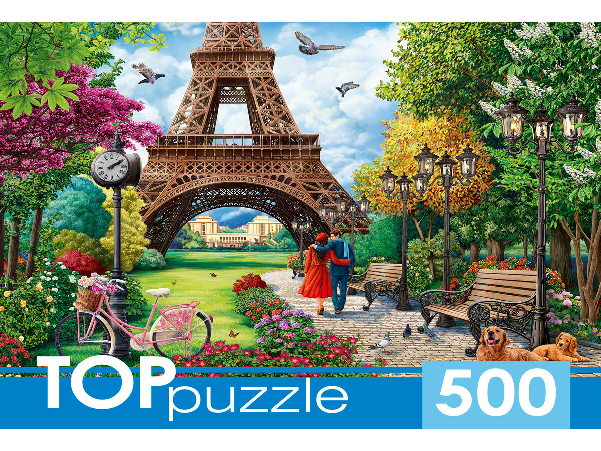 Купить П500-0737 TOPpuzzle. ПАЗЛЫ 500 элементов. П500-0737 ПРОГУЛКА ПО  ПАРИЖУ Пазлы и 3Д пазлы - цена от 187 ₽ в Евпатории