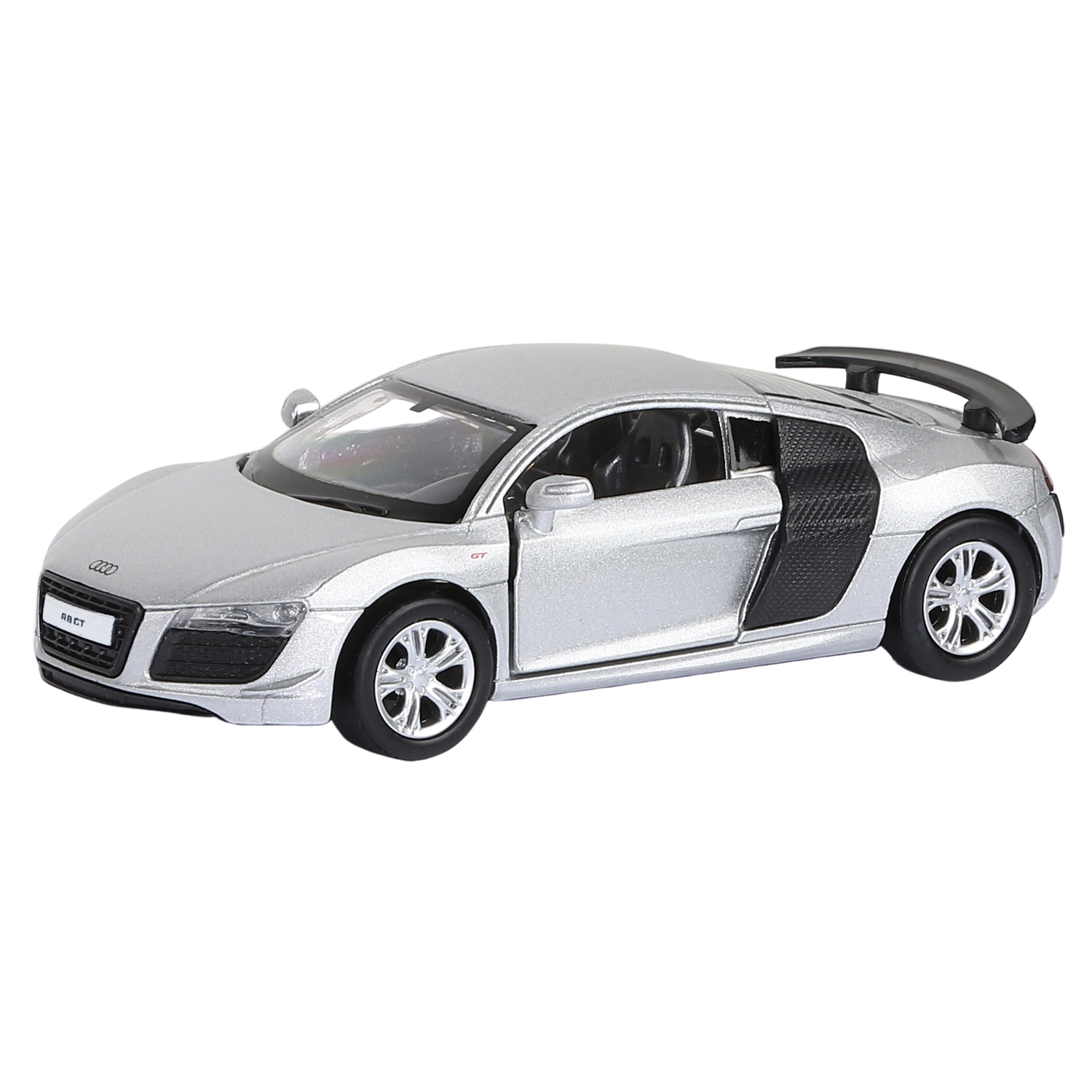 Купить 1200138JB Машинка металл. 1:43 Audi R8 GT, серебро, инерция, откр.  двери, в/к 17,5*12,5*6,5 ТМ 