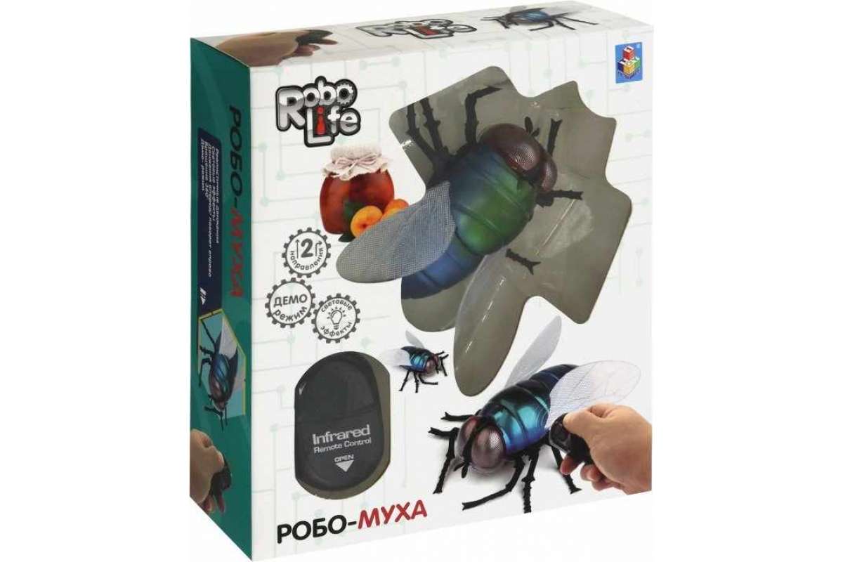 Купить Робо-муха Т14326 на ИК управлении 1toy Радиоуправляемые игрушки -  цена от 859 ₽ в Керчи