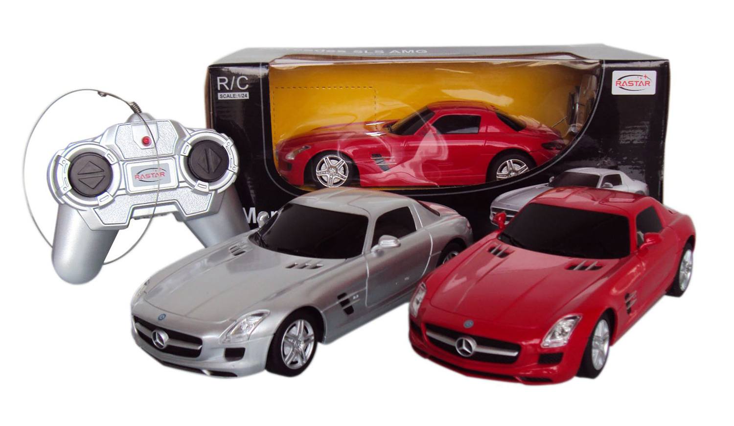 Купить 40100 Машина р/у 1:24 Mercedes SLS AMG, 19см в асс-те  Радиоуправляемые игрушки - цена от 980 ₽ в Симферополе