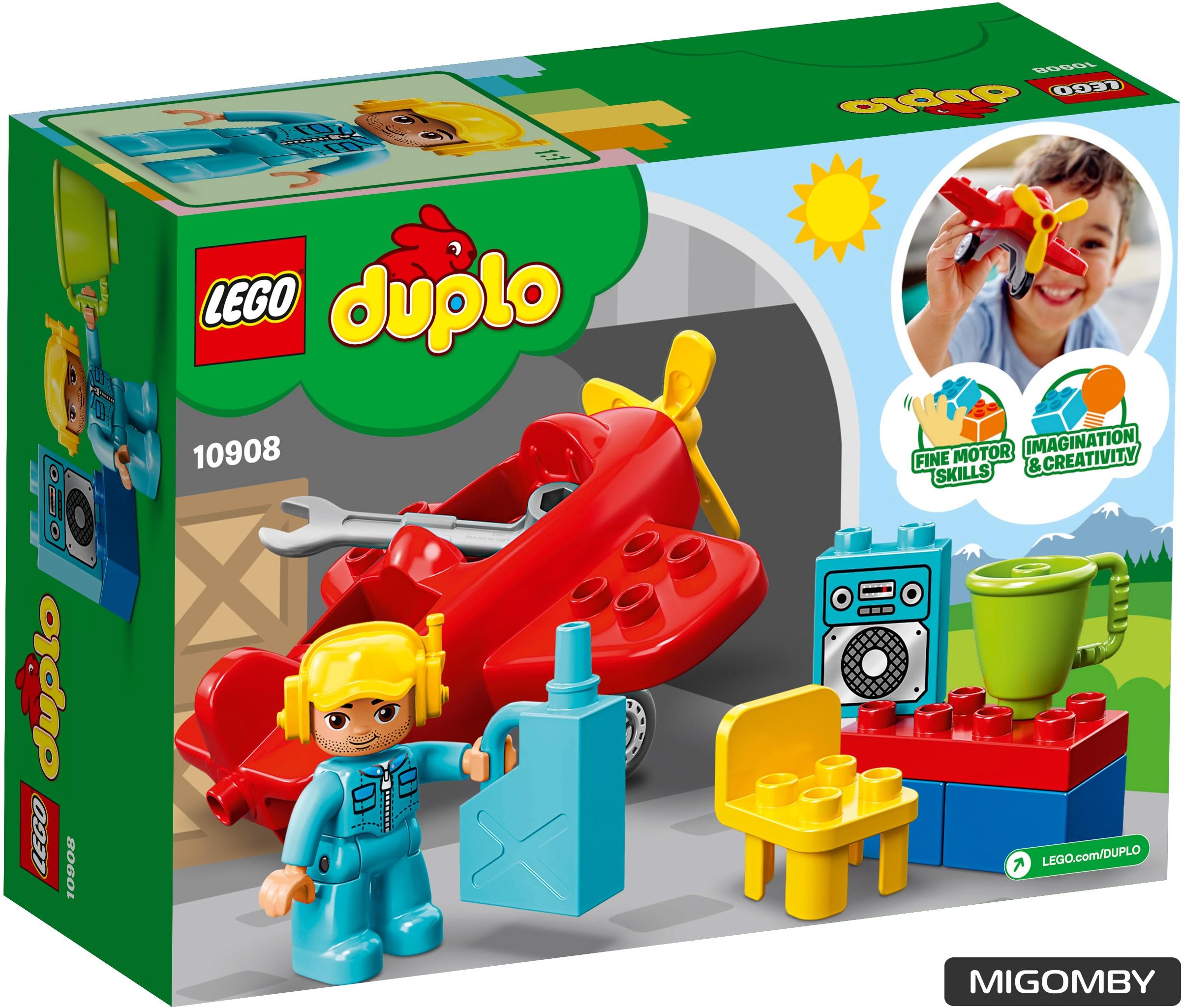 Купить 10908 Констр-р LEGO DUPLO Town Самолёт - цена от 529 ₽ в Саки