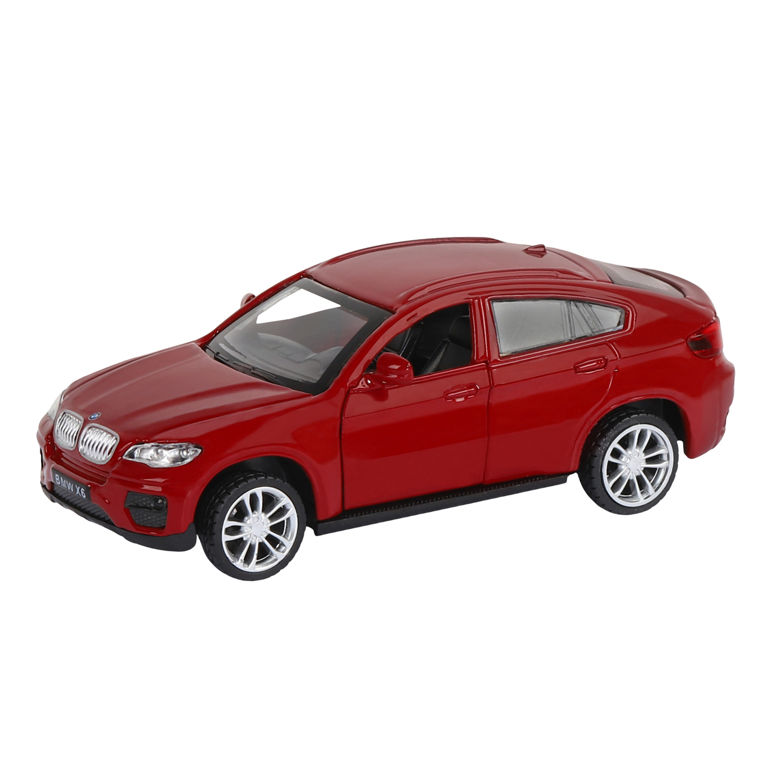 Купить 1251252JB Машинка металл. 1:43 BMW X6, красный, инерция, откр.  двери, в/к 17,5*12,5*6,5 см ТМ 