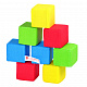 миниатюра 332 Мякиши Игрушка Кубики 4 цвета