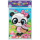 миниатюра SEQPACK-112302 Аппликация из пайеток в пакете 17*23 см панда (с большими глазами) МУЛЬТИ АРТ