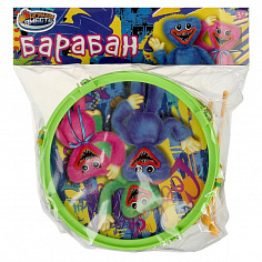 B678375-R13 Барабан монстры, пак.24,5*17*10см ИГРАЕМ ВМЕСТЕ