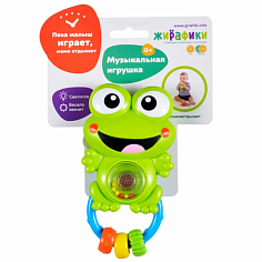 628921 Развивающая игрушка "Лягушонок": свет/музыка/звуки