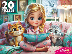 УК20-2386 МАКСИ-ПАЗЛЫ 20 элементов. ВЕЧЕРНИЕ СКАЗКИ (арт.УК20-2386)