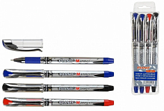 МС-РТ-209-4 Ручки в наборе шар. 4цв Piano на масл. основе, пласт.корпус с рисунком