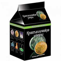 Ранок 12116027Р Кристаллические узоры (Н) - Научные игры (мини)