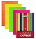 миниатюра 4Кц4фг_05804 Набор цветного картона А4 ХАТБЕР "CREATIVE SET", 4л., 4цв., флюорисц., гофриров. (1/20)
