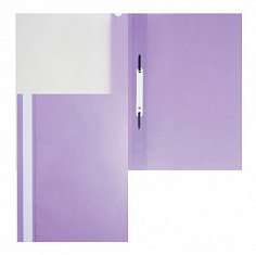 Х-ASр_04307 Папка скоросшиватель А4 "Hatber" ФИОЛЕТОВАЯ 120/160мкм, прозрачный верх