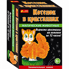 Ранок 12100326Р Котик в кристаллах - Занимательная химия