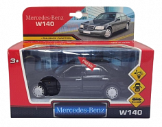 1606C180-R 1:32 модель металл свет-звук mercedes w140 инерция,двери,багажник,капот,16см -
