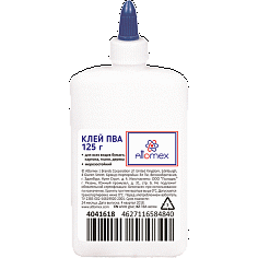 Клей ПВА ATTOMEX, 125г, морозоустойчивый, с дозатором (4041618) (1/100)