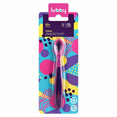 LUBBY4636 LUBBY Ложка "термочувствительная"от 4 мес