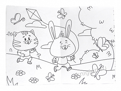 РАСКРАСКИ А5 эконом ВЕСЁЛЫЕ КАРТИНКИ. ВРЕМЕНА ГОДА фото