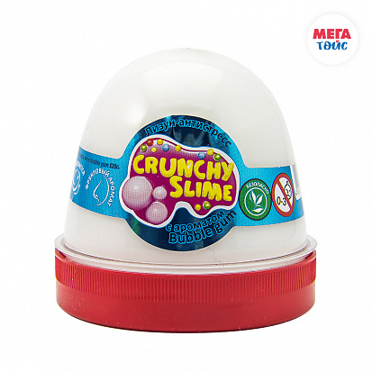 Фото товара ФФ80090 Лизун-антистресс Crunchy Slime с ароматом BubbleGum 120 г. TM Mr.Boo (24 шт)