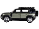 миниатюра 1251468JB Машинка металл. 1:32 Land Rover Defender 110, зеленый, откр.4 двери, капот, багажник, свет