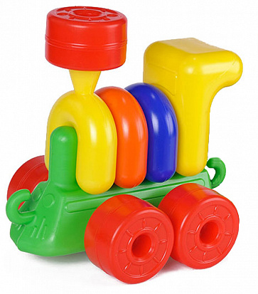 МТ ИП01000 Игрушка пластмассовая "ПАРОВОЗ" фото